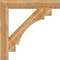 Ekena Millwork Merced Block Rough Sawn Bracket, Western Red Cedar, 6"W x 44"D x 44"H BKT06X44X44MRC05RWR - alternate 2